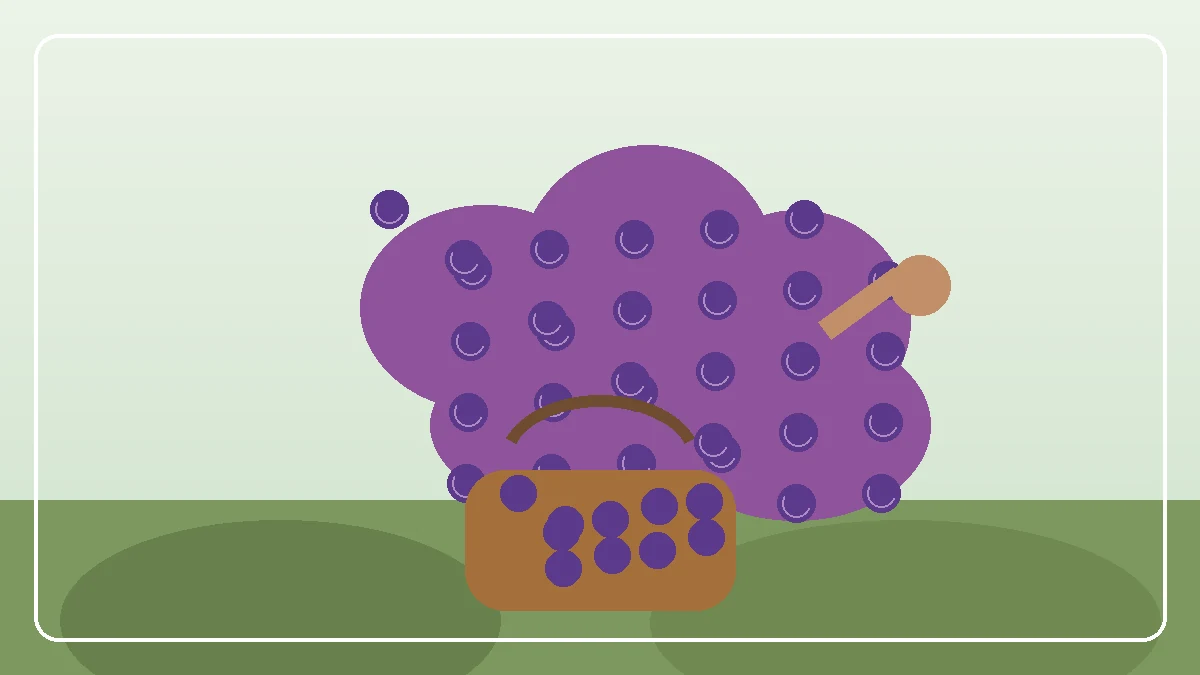 Pflaumenbaum mit reifen violetten Pflaumen